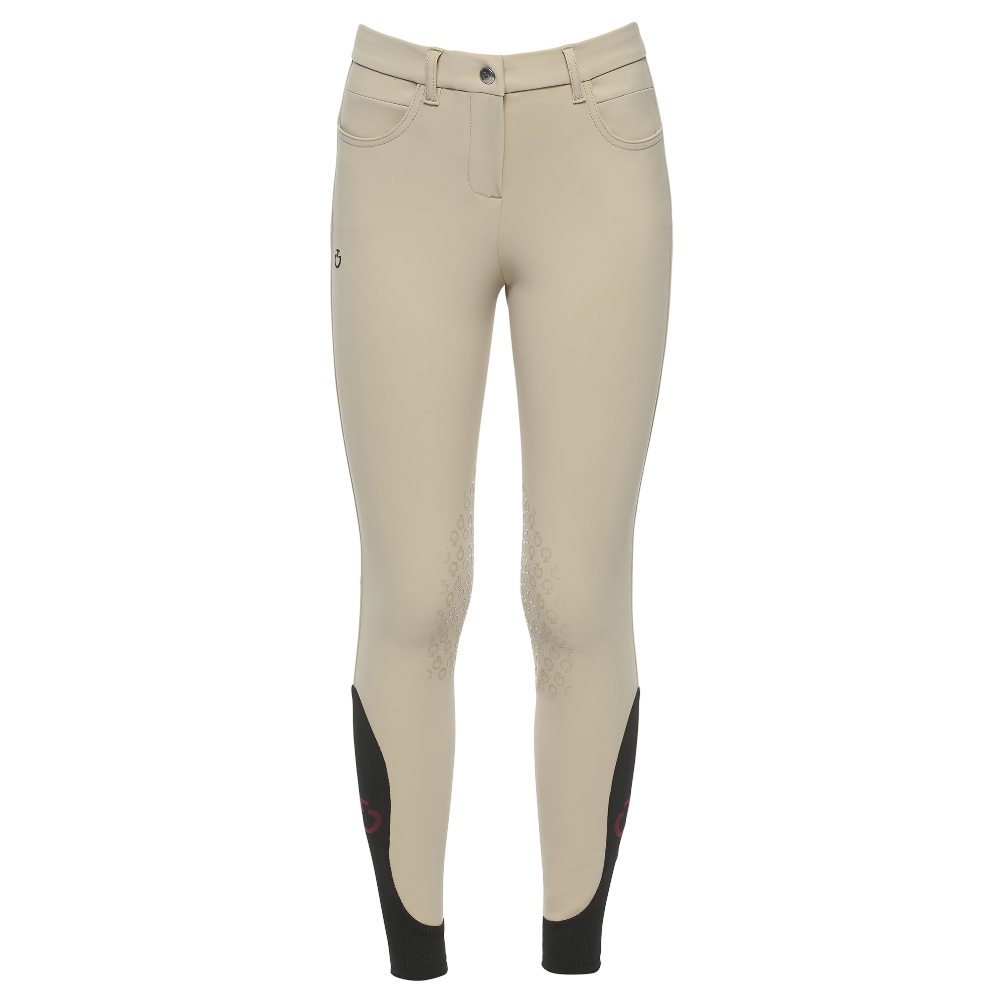 Ridershouse: Cavalleria Toscana Girls Color Grip Breeches Color Beige Ridershouse: Cavalleria Toscana Girls Color Grip Breeches Color Beige