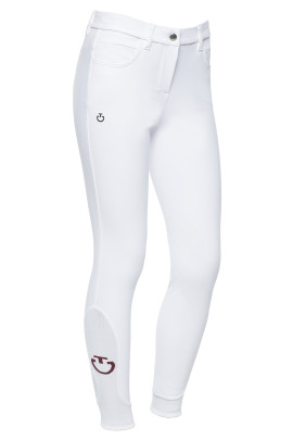 Cavalleria Toscana Girls Color Grip Breeches - White