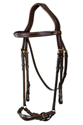 Dyon Adjustable Drop Noseband Bridle 'D Collection'