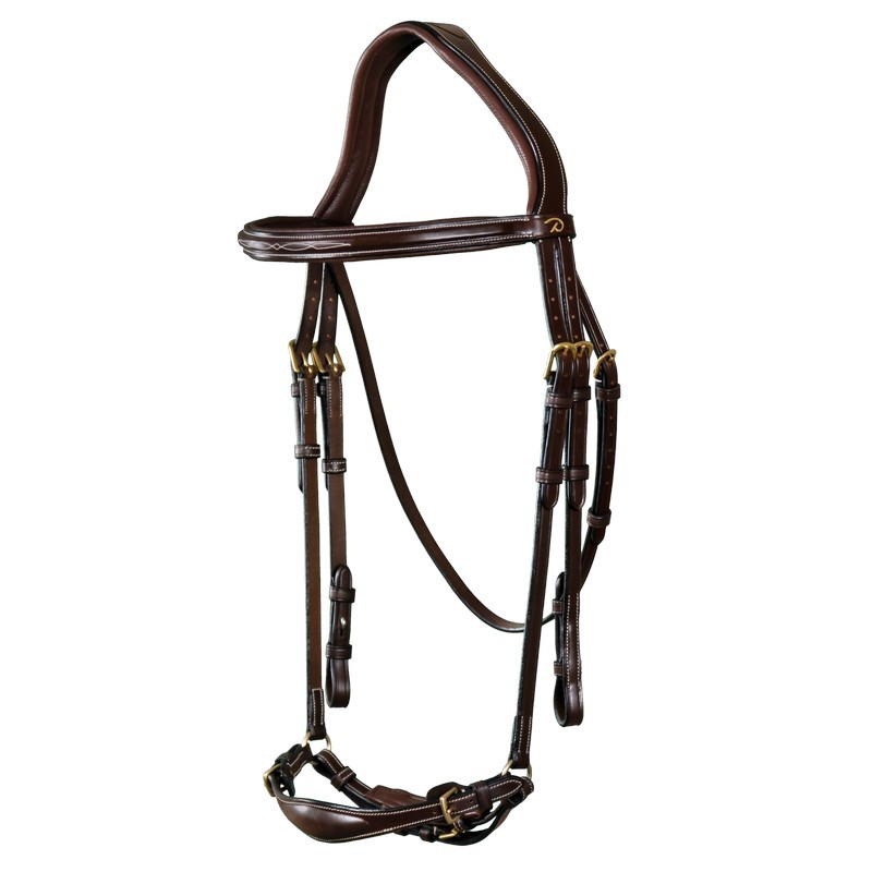Dyon Adjustable Drop Noseband Bridle 'D Collection' Dyon Adjustable Drop Noseband Bridle 'D Collection'