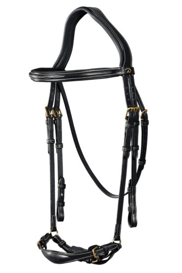 Dyon Adjustable Drop Noseband Bridle 'D Collection' Dyon Adjustable Drop Noseband Bridle 'D Collection'