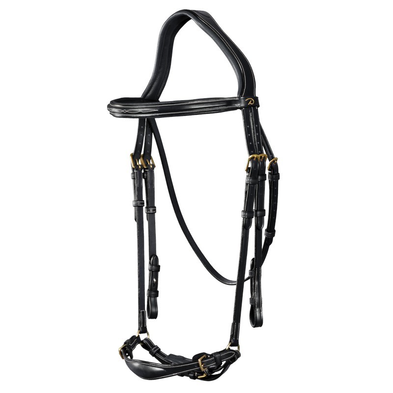 Dyon Adjustable Drop Noseband Bridle 'D Collection' Dyon Adjustable Drop Noseband Bridle 'D Collection'