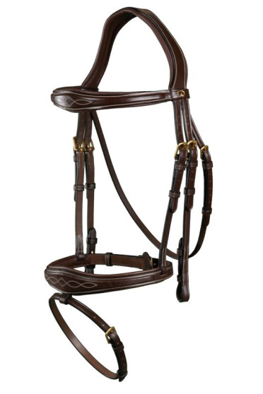 Dyon Anatomic Flash Noseband Bridle 'D Collection' Dyon Anatomic Flash Noseband Bridle 'D Collection'