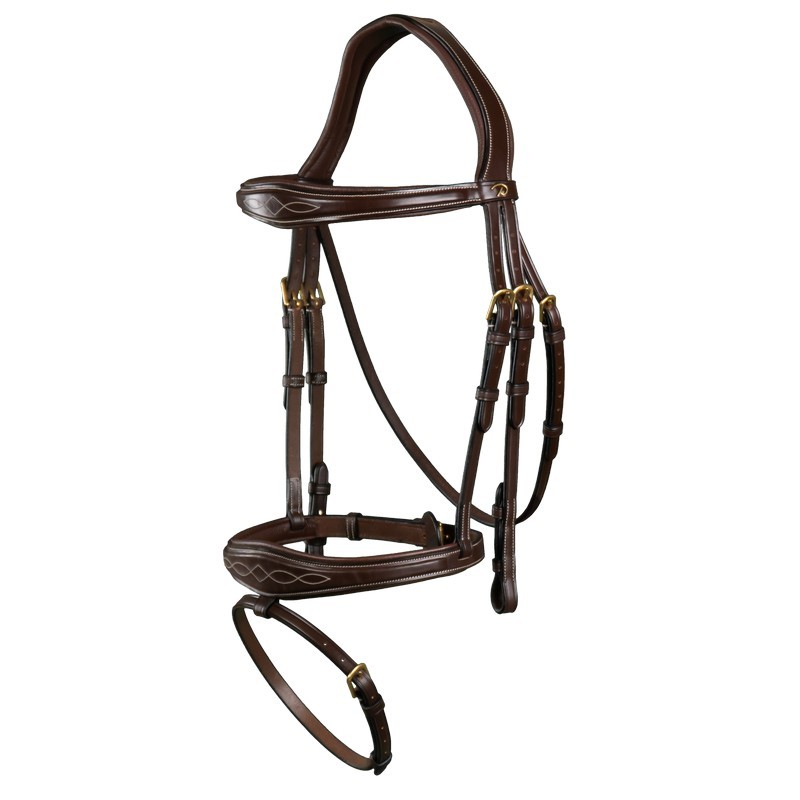 Dyon Anatomic Flash Noseband Bridle 'D Collection' Dyon Anatomic Flash Noseband Bridle 'D Collection'