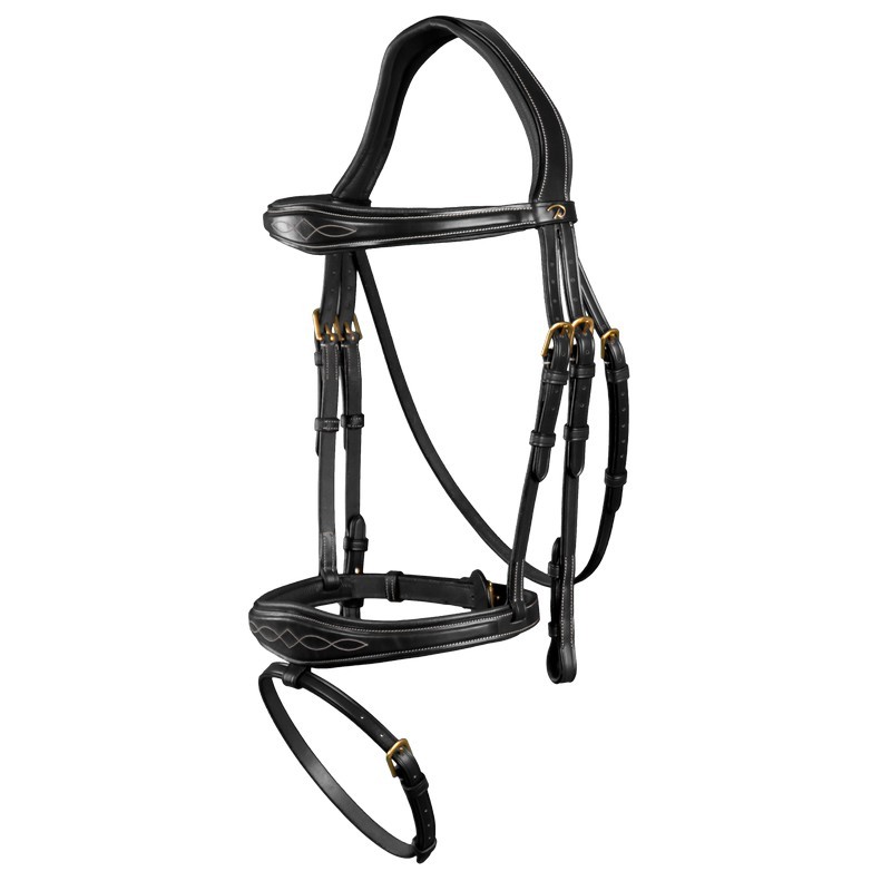 Dyon Anatomic Flash Noseband Bridle 'D Collection' Dyon Anatomic Flash Noseband Bridle 'D Collection'