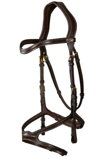 Dyon X Fit Bridle 'D Collection' Dy'on leer: gemaakt van het beste Catalaanse leer gelooid in Iqualada, Spanje met luxe afwerkin Dyon X Fit Bridle 'D Collection' Dy'on leer: gemaakt van het beste Catalaanse leer gelooid in Iqualada, Spanje met luxe afwerkin