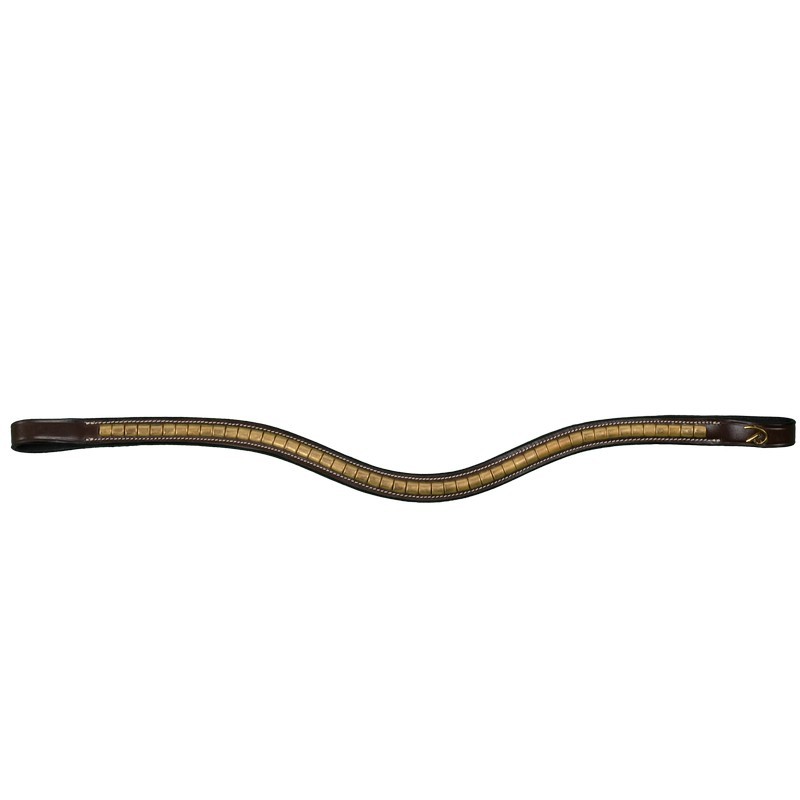 Dyon Brass Clincher V-Shaped Browband 'D Collection' Dyon Brass Clincher V-Shaped Browband 'D Collection'