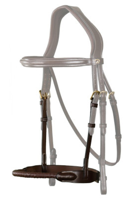 Dyon Leather Covered Rope Noseband 'D Collection'