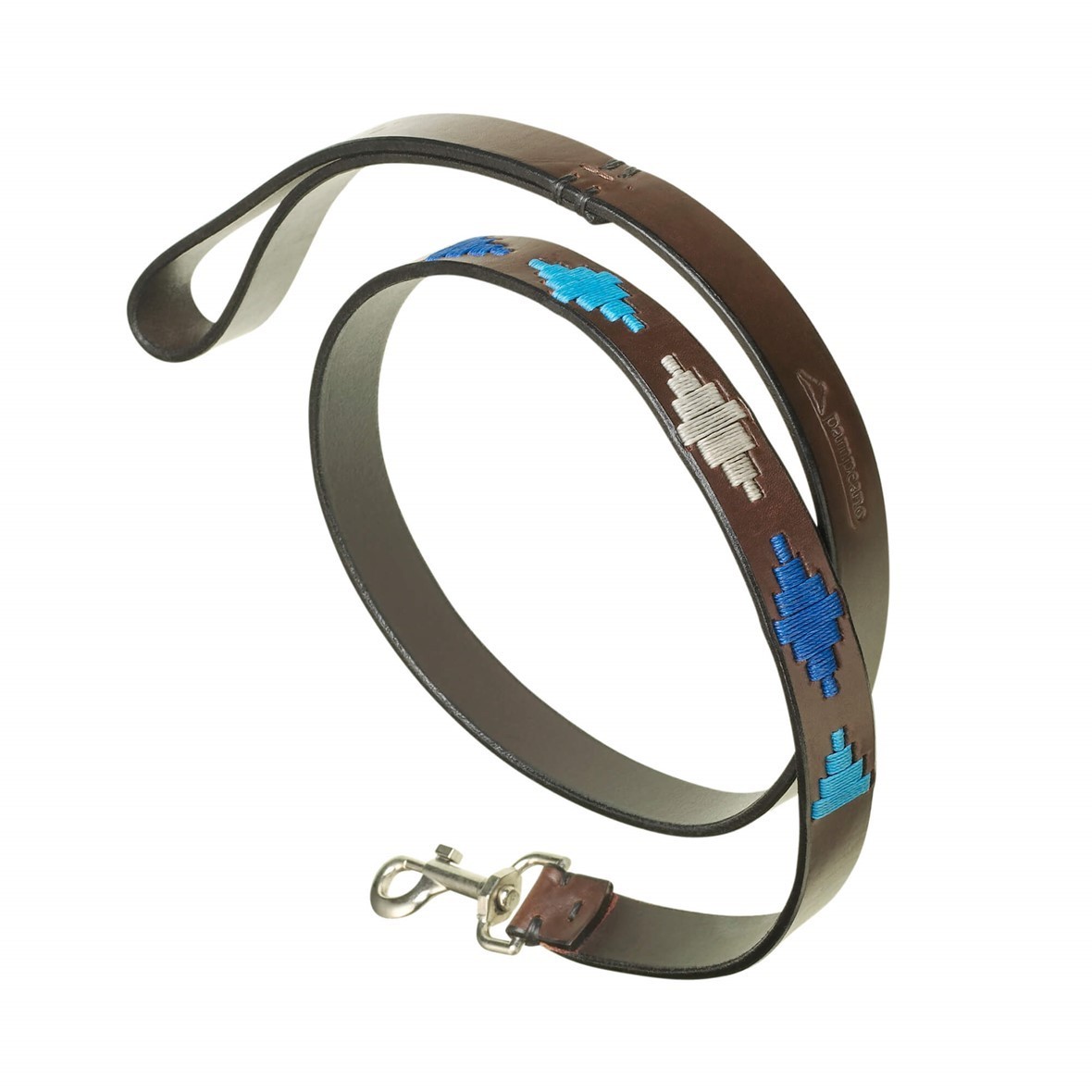 Pampeano Leather Dog Lead Cielo