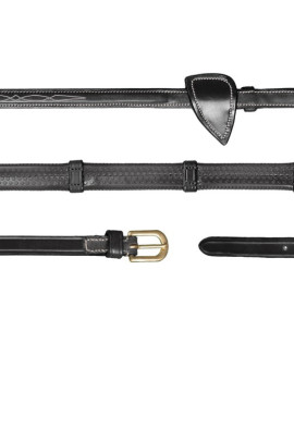 Dyon Rubber (16mm) With 7 Leather Loops Reins 'D Collection' Dyon Rubber (16mm) With 7 Leather Loops Reins 'D Collection'