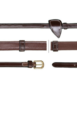 Dyon (13mm) Hunter Reins With 7 Leather Loops 'D Collection'