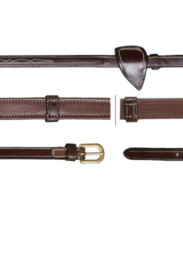 Dyon (13mm) Hunter Reins With 7 Leather Loops 'D Collection' Dyon (13mm) Hunter Reins With 7 Leather Loops 'D Collection'
