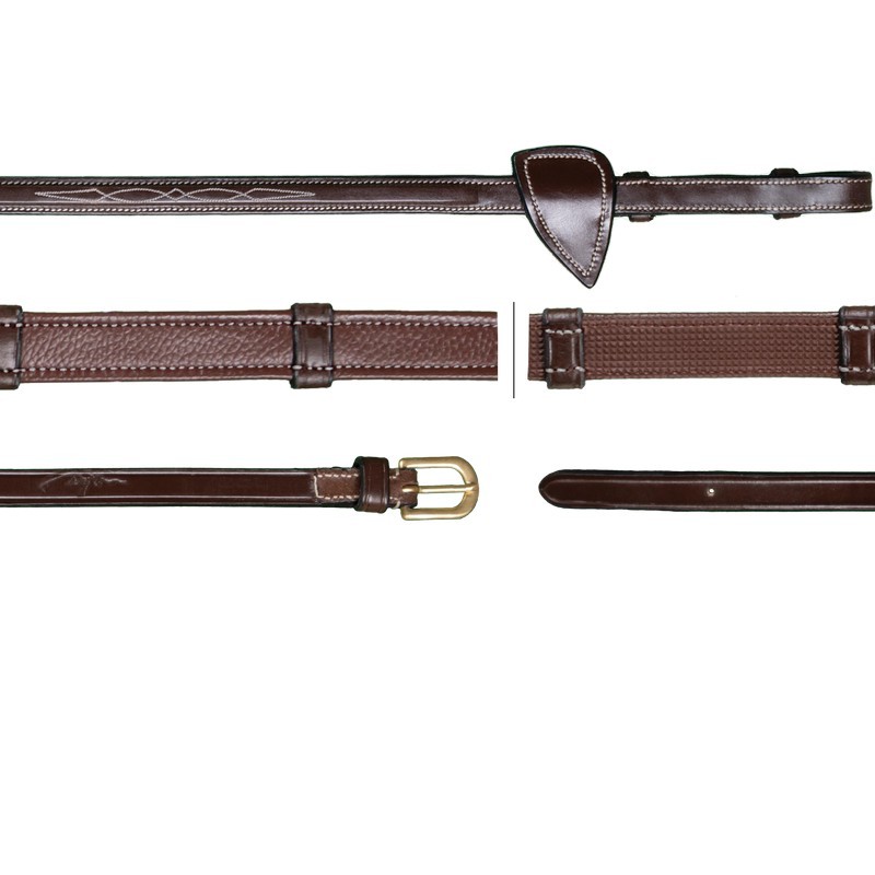 Dyon (13mm) Hunter Reins With 7 Leather Loops 'D Collection' Dyon (13mm) Hunter Reins With 7 Leather Loops 'D Collection'