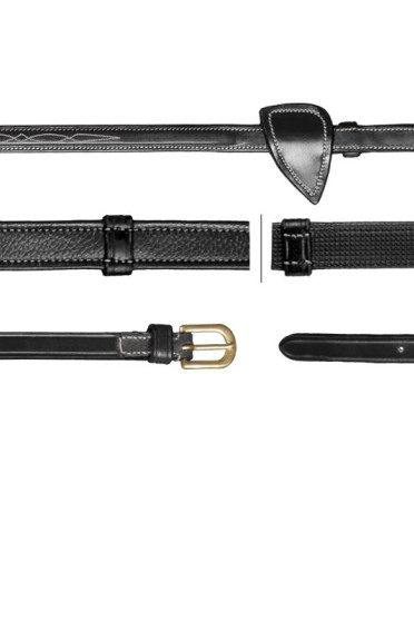 Dyon (13mm) Hunter Reins With 7 Leather Loops 'D Collection' Dyon (13mm) Hunter Reins With 7 Leather Loops 'D Collection'