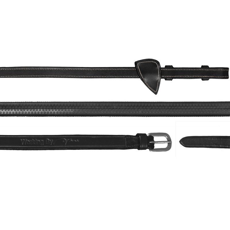 Dyon Flat Leather Bridle With Snap Hooks 'Working Collection' Dyon Flat Leather Bridle With Snap Hooks 'Working Collection'