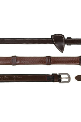 Dyon (16mm) Rubber Reins With 7 Leather Loops 'Working Collection'