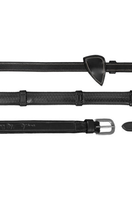 Dyon (16mm) Rubber Reins With 7 Leather Loops 'Working Collection' Dyon (16mm) Rubber Reins With 7 Leather Loops 'Working Collection'