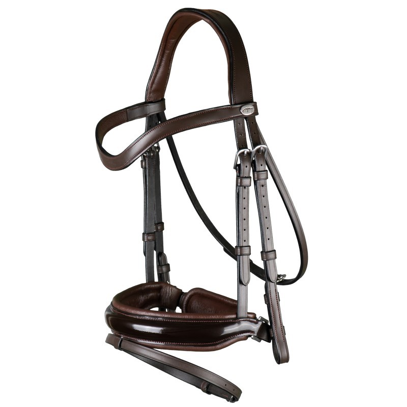 Dyon Patent Large Crank Noseband Bridle With Flash 'Working Collection' Dyon Patent Large Crank Noseband Bridle With Flash 'Working Collection'
