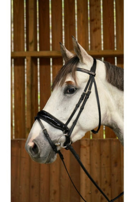 Dyon Patent Large Crank Noseband Bridle With Flash 'Working Collection' Dyon Patent Large Crank Noseband Bridle With Flash 'Working Collection'
