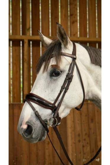 Dyon Patent Large Crank Noseband Bridle With Flash 'Working Collection' Dyon Patent Large Crank Noseband Bridle With Flash 'Working Collection'