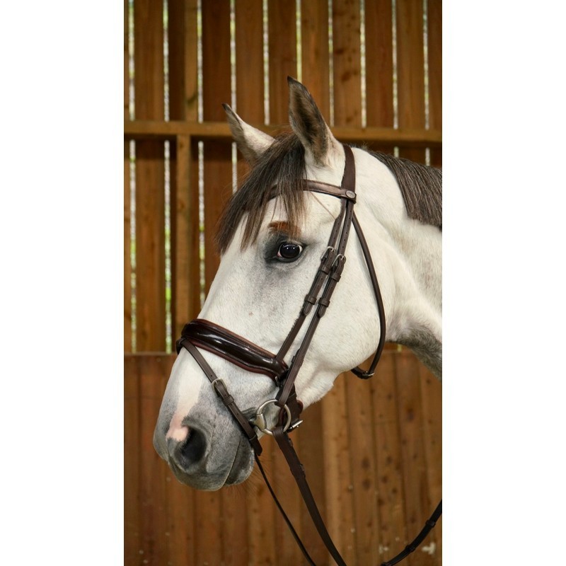 Dyon Patent Large Crank Noseband Bridle With Flash 'Working Collection' Dyon Patent Large Crank Noseband Bridle With Flash 'Working Collection'