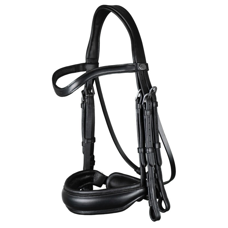 Dyon Matte Large Crank Noseband Double Bridle 'Working Collection' Dyon Matte Large Crank Noseband Double Bridle 'Working Collection'