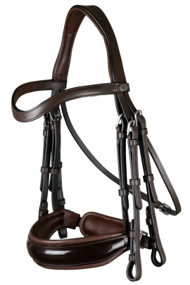 Dyon Patent Large Crank Noseband Double Bridle 'Working Collection' Dyon Patent Large Crank Noseband Double Bridle 'Working Collection'