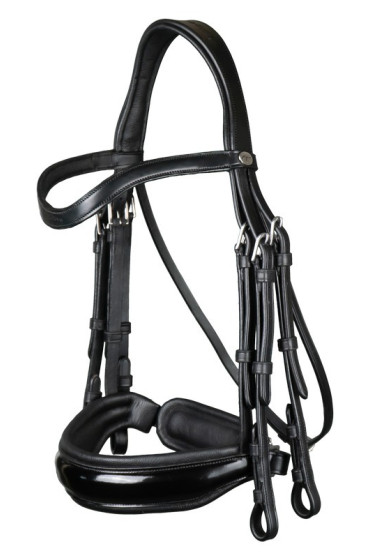 Dyon Patent Large Crank Noseband Double Bridle 'Working Collection' Dyon Patent Large Crank Noseband Double Bridle 'Working Collection'