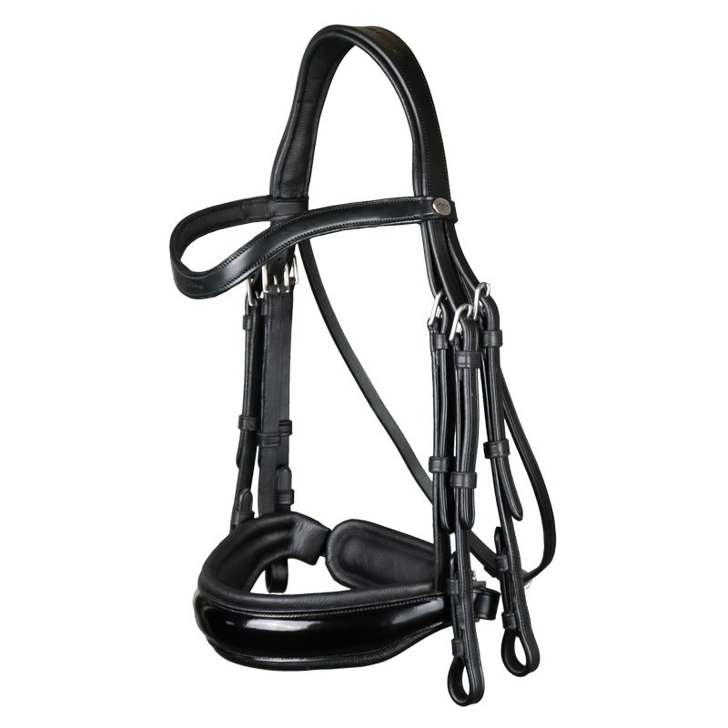Dyon Patent Large Crank Noseband Double Bridle 'Working Collection' Dyon Patent Large Crank Noseband Double Bridle 'Working Collection'