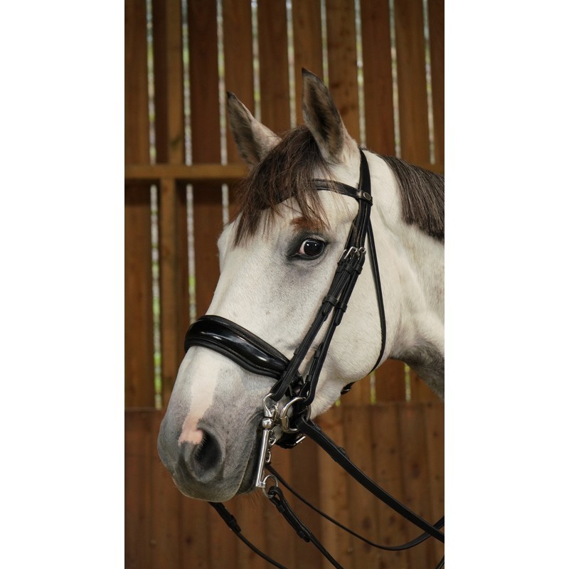 Dyon Patent Large Crank Noseband Double Bridle 'Working Collection' Dyon Patent Large Crank Noseband Double Bridle 'Working Collection'