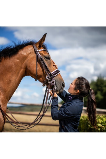Dyon Patent Large Crank Noseband With White Padding Double Bridle 'Working Collection' Dyon Patent Large Crank Noseband With White Padding Double Bridle 'Working Collection'