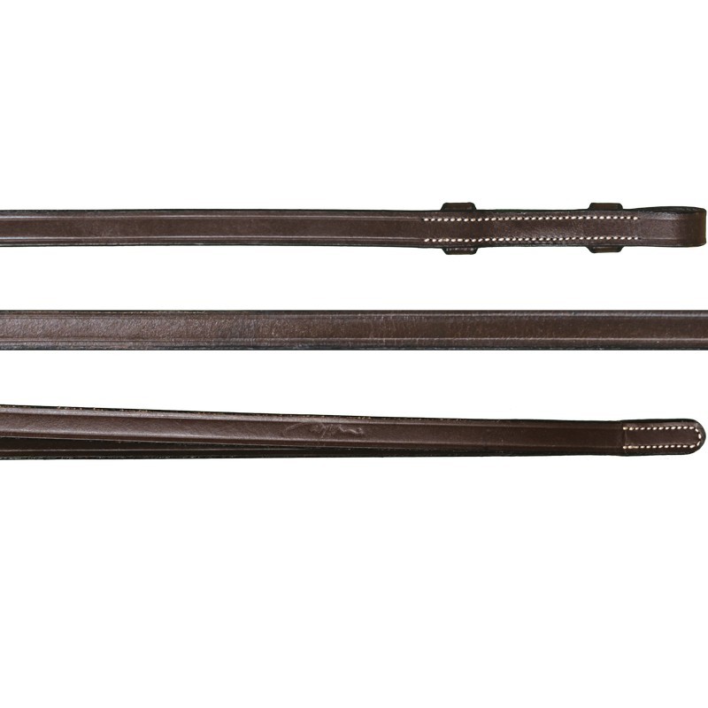 Dyon (13mm) Full Leather Curb Reins 'Working Collection' Dyon (13mm) Full Leather Curb Reins 'Working Collection'