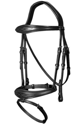 Dyon Anatomic Flash Noseband Bridle 'New English Collection'