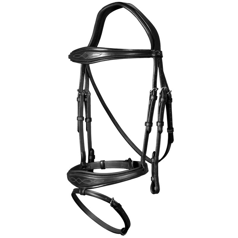 Dyon Anatomic Flash Noseband Bridle 'New English Collection' Dyon Anatomic Flash Noseband Bridle 'New English Collection'