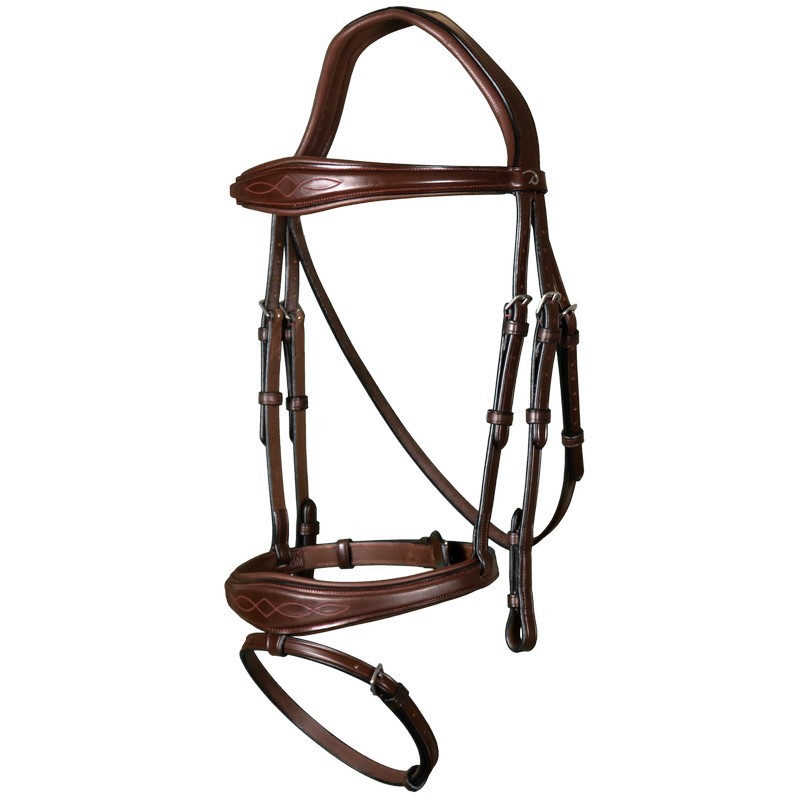 Dyon Anatomic Flash Noseband Bridle 'New English Collection' Dyon Anatomic Flash Noseband Bridle 'New English Collection'