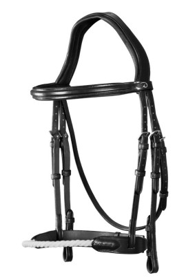 Dyon Rope Noseband Bridle 'New English Collection' Touwen neusriem Dyon Rope Noseband Bridle 'New English Collection' Touwen neusriem