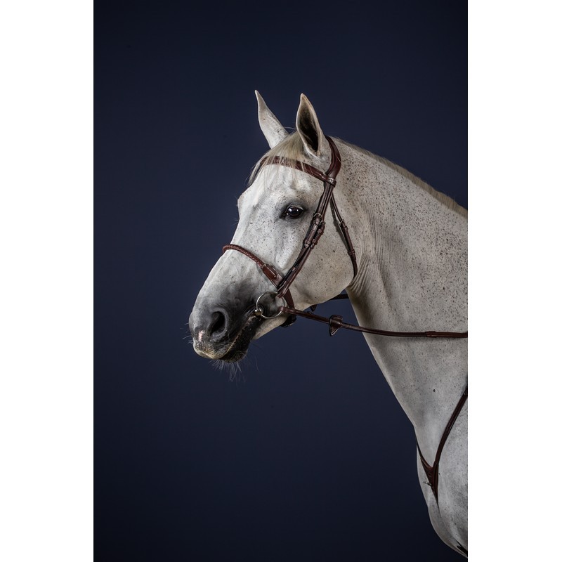 Dyon Leather Covered Rope Noseband 'New English Collection' also available in Brown Dyon Leather Covered Rope Noseband 'New English Collection' also available in Brown
