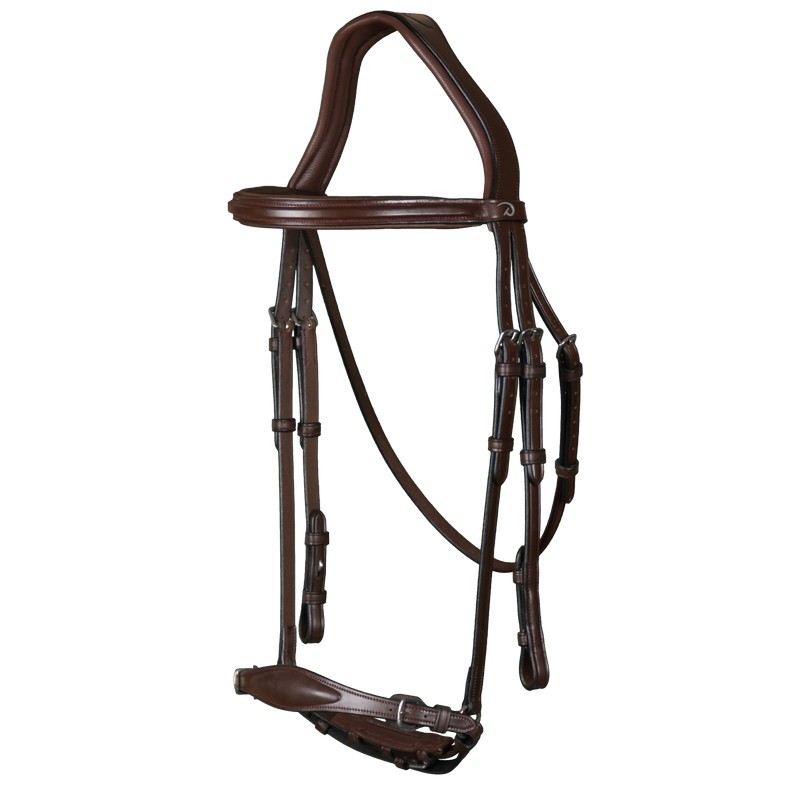 Dyon Adjustable Drop Noseband Bridle 'New English Collection' Dyon Adjustable Drop Noseband Bridle 'New English Collection'