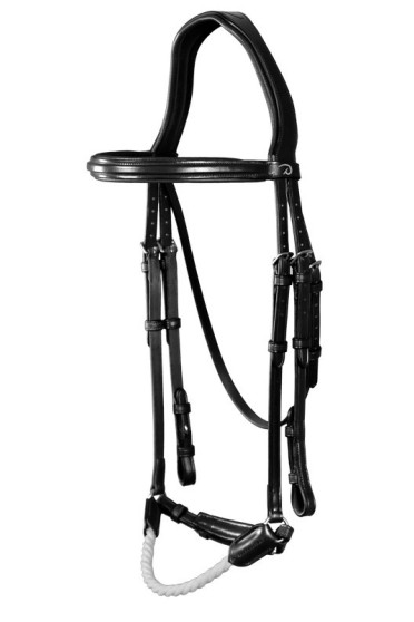 Dyon Drop Rope Noseband Bridle 'New English Collection' Dyon Drop Rope Noseband Bridle 'New English Collection'