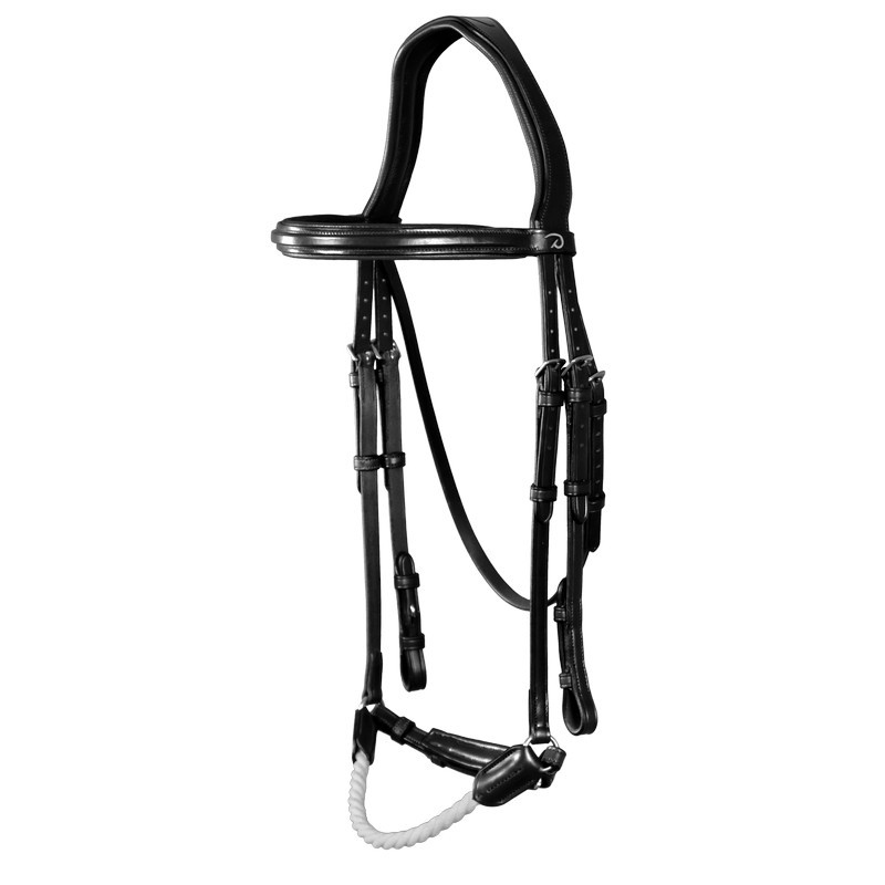 Dyon Drop Rope Noseband Bridle 'New English Collection' Dyon Drop Rope Noseband Bridle 'New English Collection'