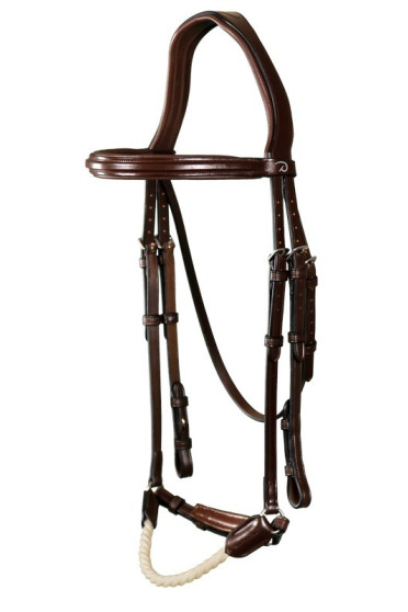 Dyon Drop Rope Noseband Bridle 'New English Collection' Dyon Drop Rope Noseband Bridle 'New English Collection'