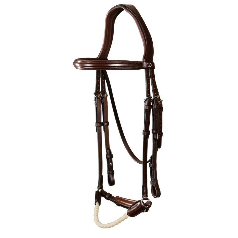Dyon Drop Rope Noseband Bridle 'New English Collection' Dyon Drop Rope Noseband Bridle 'New English Collection'