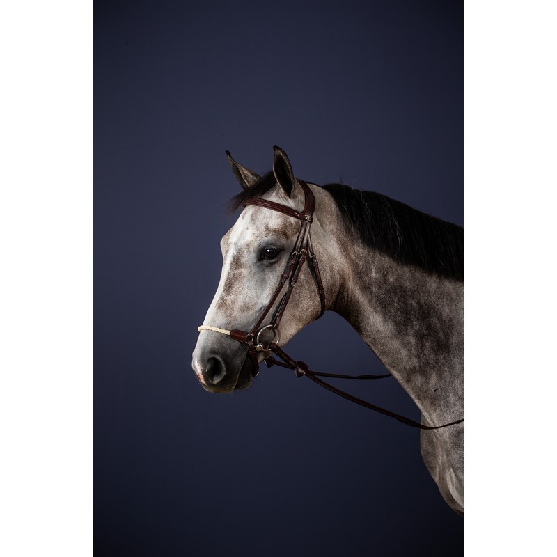 Dyon Drop Rope Noseband Bridle 'New English Collection' Dyon Drop Rope Noseband Bridle 'New English Collection'