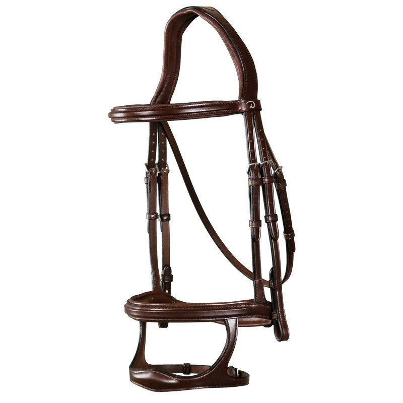 Dyon Double Noseband Bridle 'New English Collection' Dyon Double Noseband Bridle 'New English Collection'