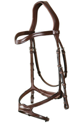 Dyon X-Fit Bridle 'New English Collection' leverbaar in Pony, cob en full maat