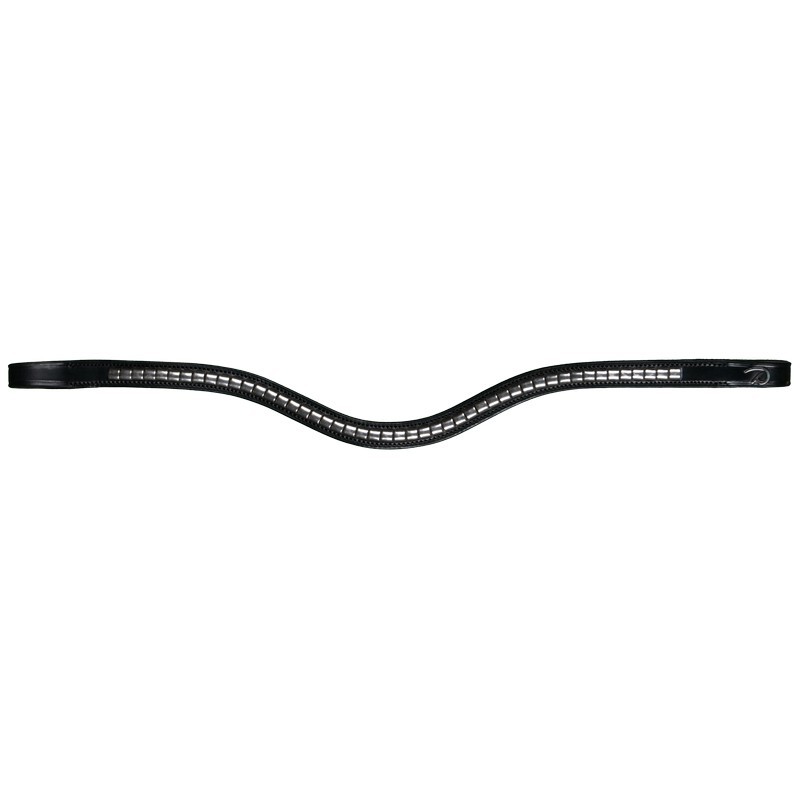 Dyon Silver Clincher Straight Browband 'New English Collection' Dyon Silver Clincher Straight Browband 'New English Collection'
