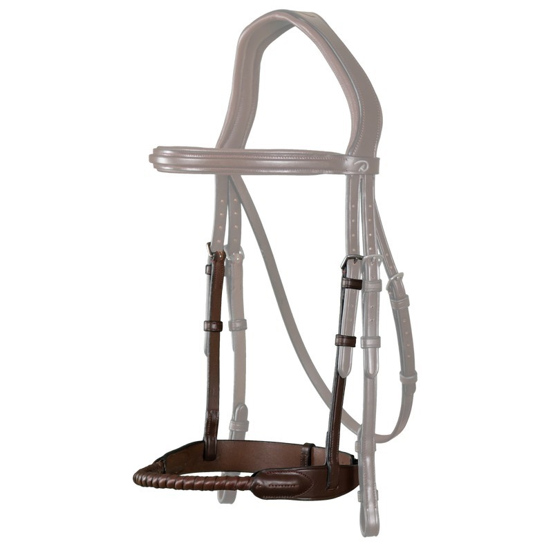 Dyon Leather Covered Rope Noseband 'New English Collection' Dyon Leather Covered Rope Noseband 'New English Collection'