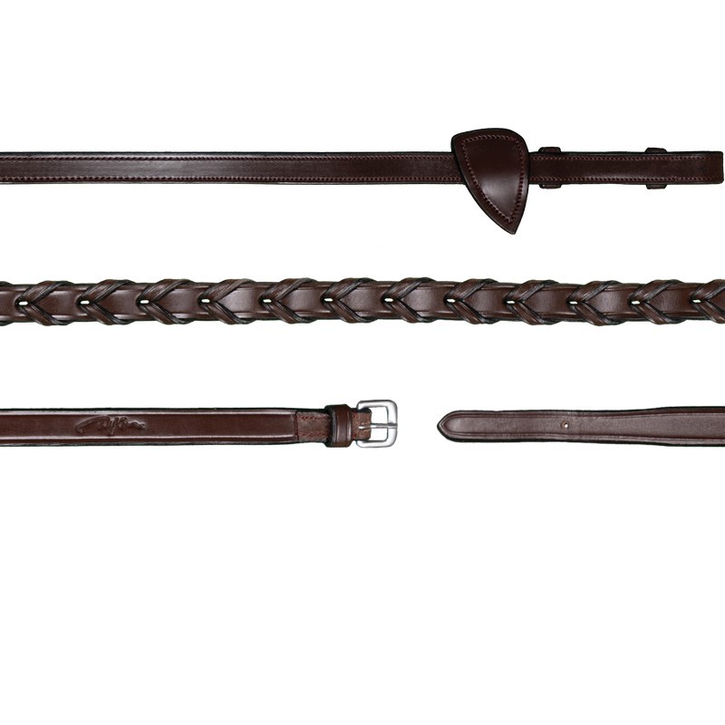 Dyon (13mm) Laced Reins 'New English Collection' Dyon (13mm) Laced Reins 'New English Collection'