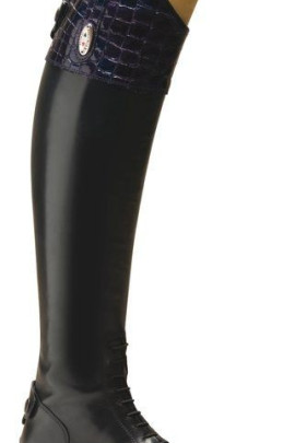 Secchiari Rijlaarzen Blue Croc Top