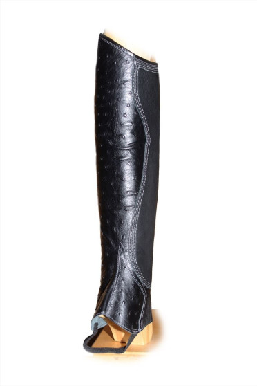 Secchiari Chaps Black Ostrich Secchiari Chaps Black Ostrich